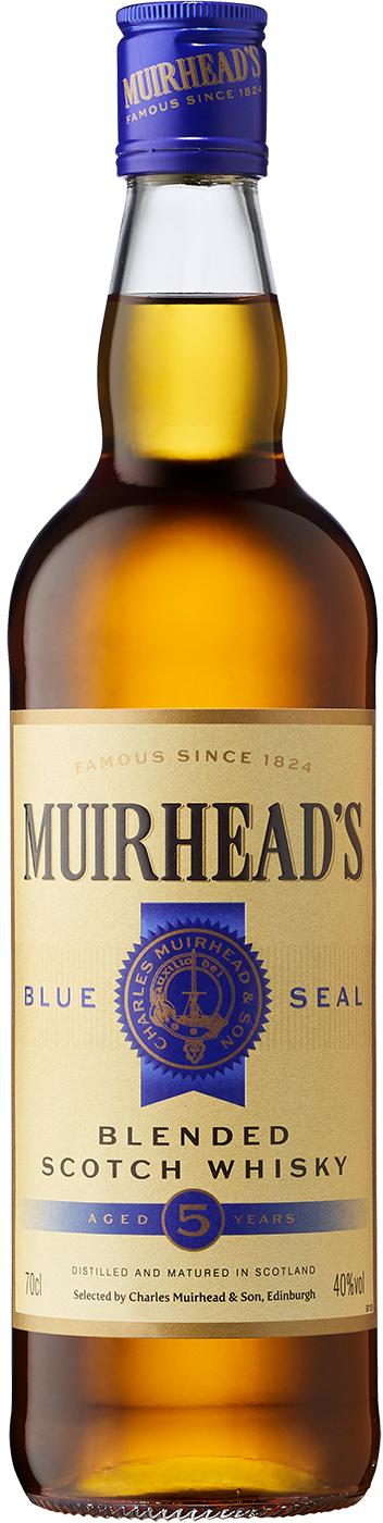 Bottle of Muirhead's Blue Seal 5 Year Old